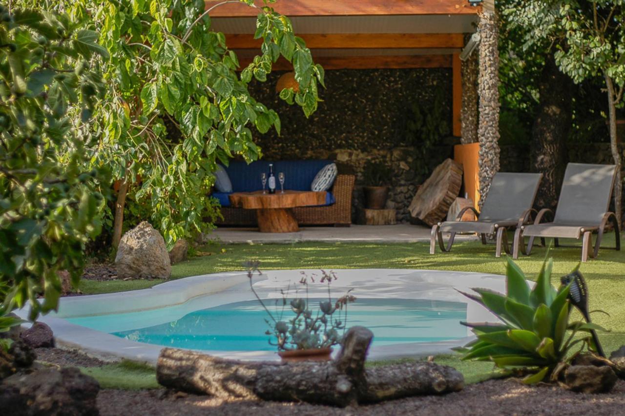 Villa Los Matos Pool And Garden Valleseco Exterior photo